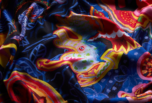 Fantasy Animals Knot Wrap - US 8469
